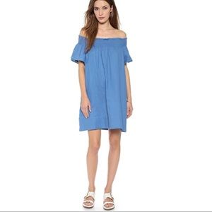 Apiece Apart Crete Smocked Neck Dress 6